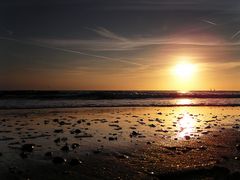 Sonnenuntergang an der Nordsee