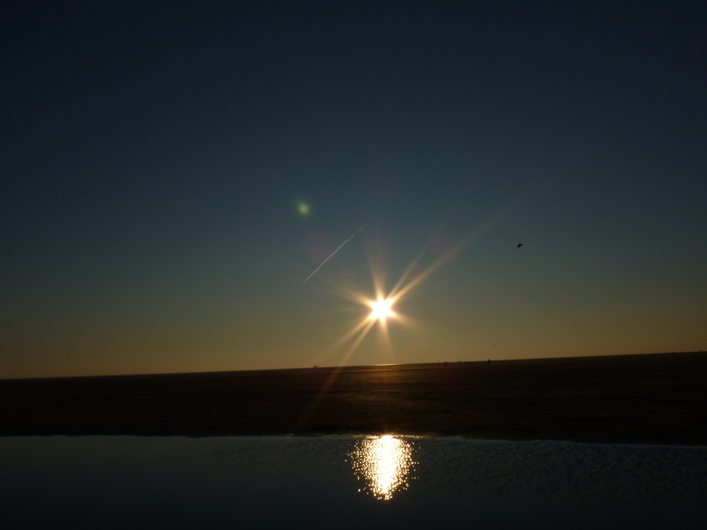 Sonnenuntergang an der Nordsee