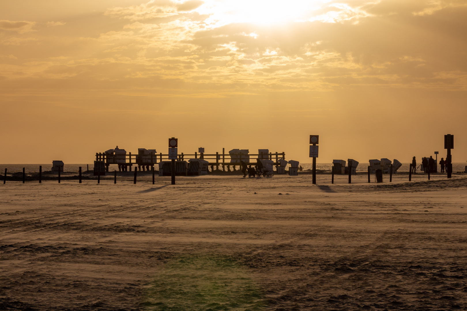 Sonnenuntergang an der Nordsee