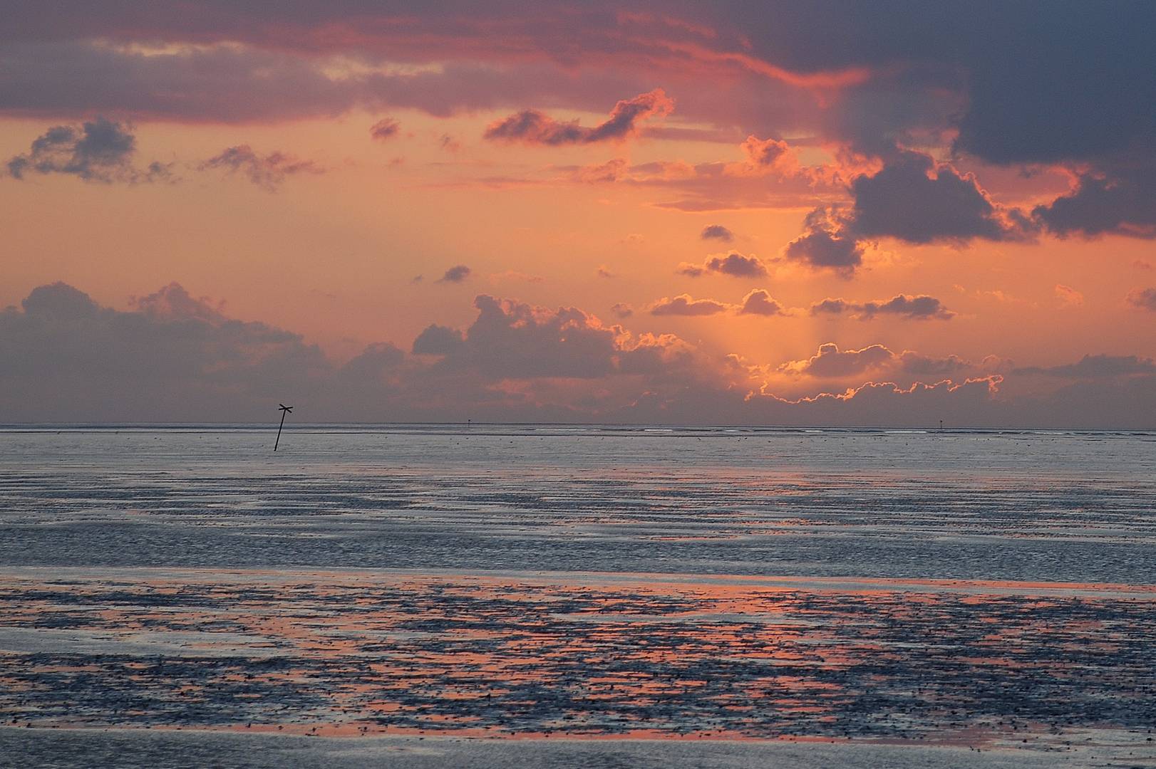 Sonnenuntergang an der Nordsee