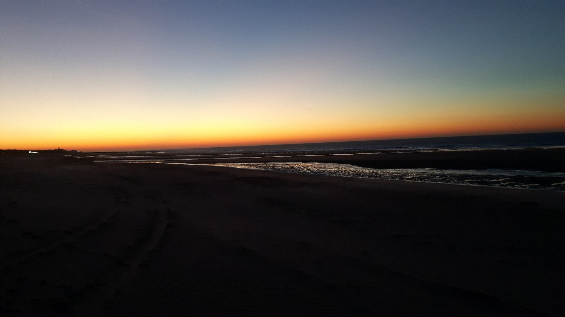 Sonnenuntergang an der Nordsee