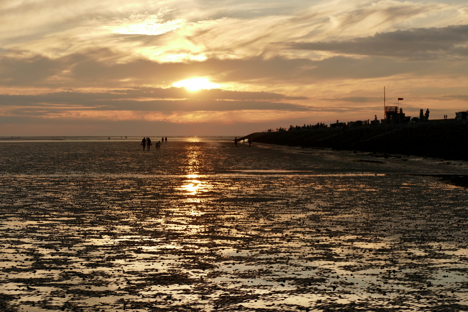 Sonnenuntergang an der Nordsee (1)