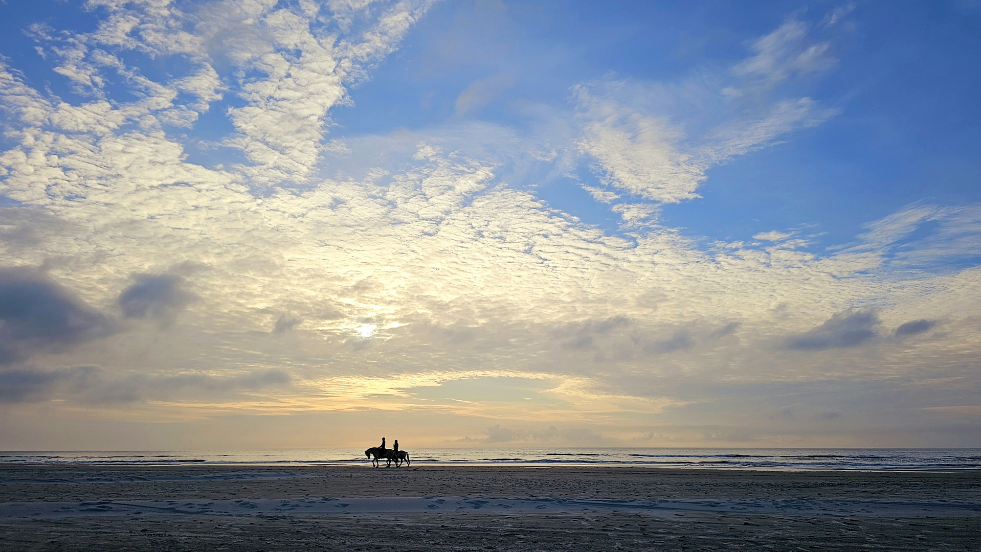 Sonnenuntergang an der Nordsee