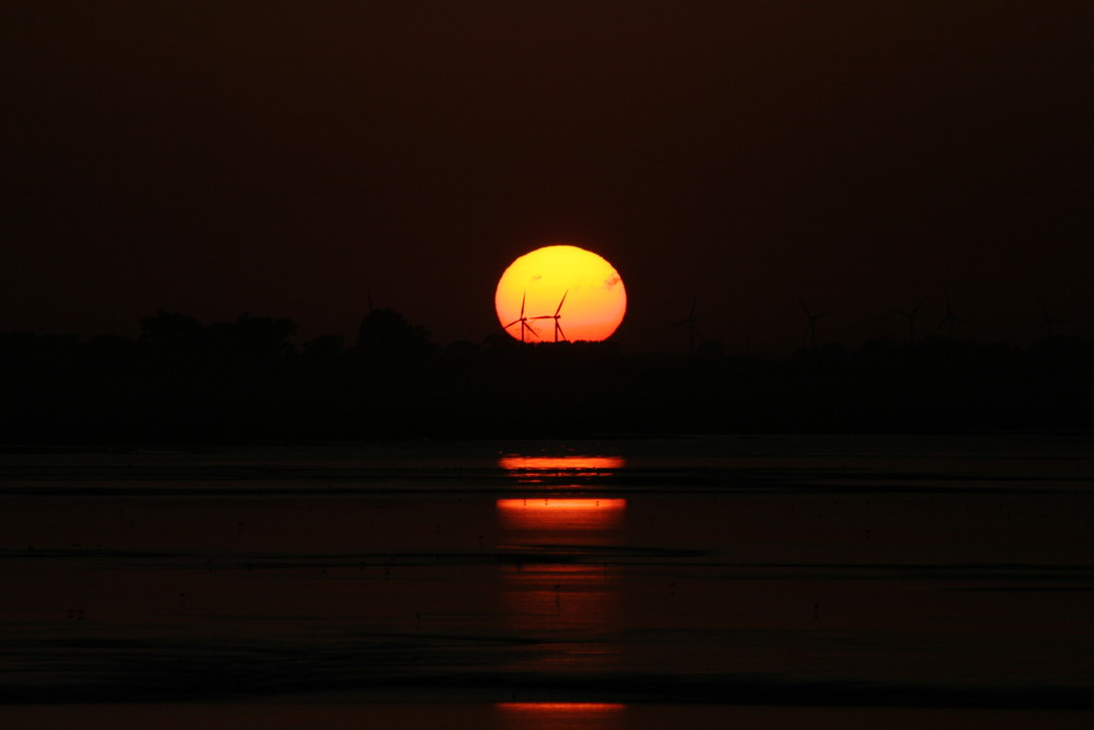 Sonnenuntergang an der Nordsee 2