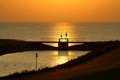 Sonnenuntergang an der Nordsee