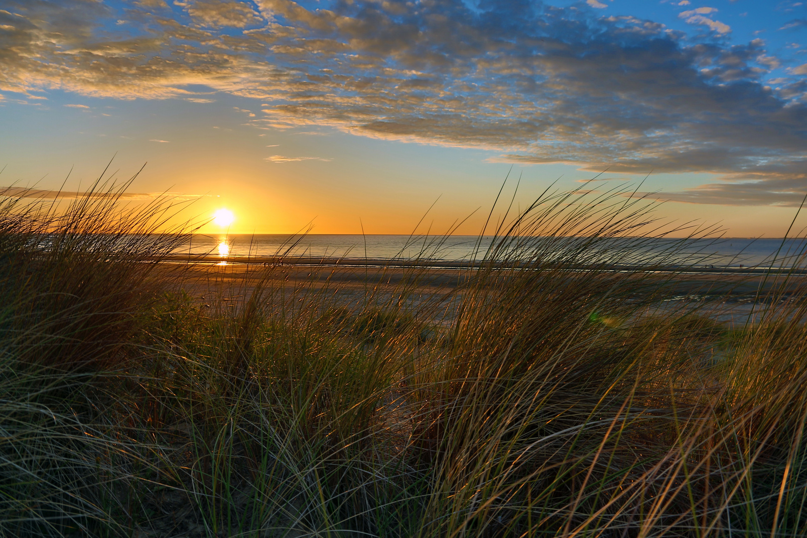 Sonnenuntergang an der Nordsee