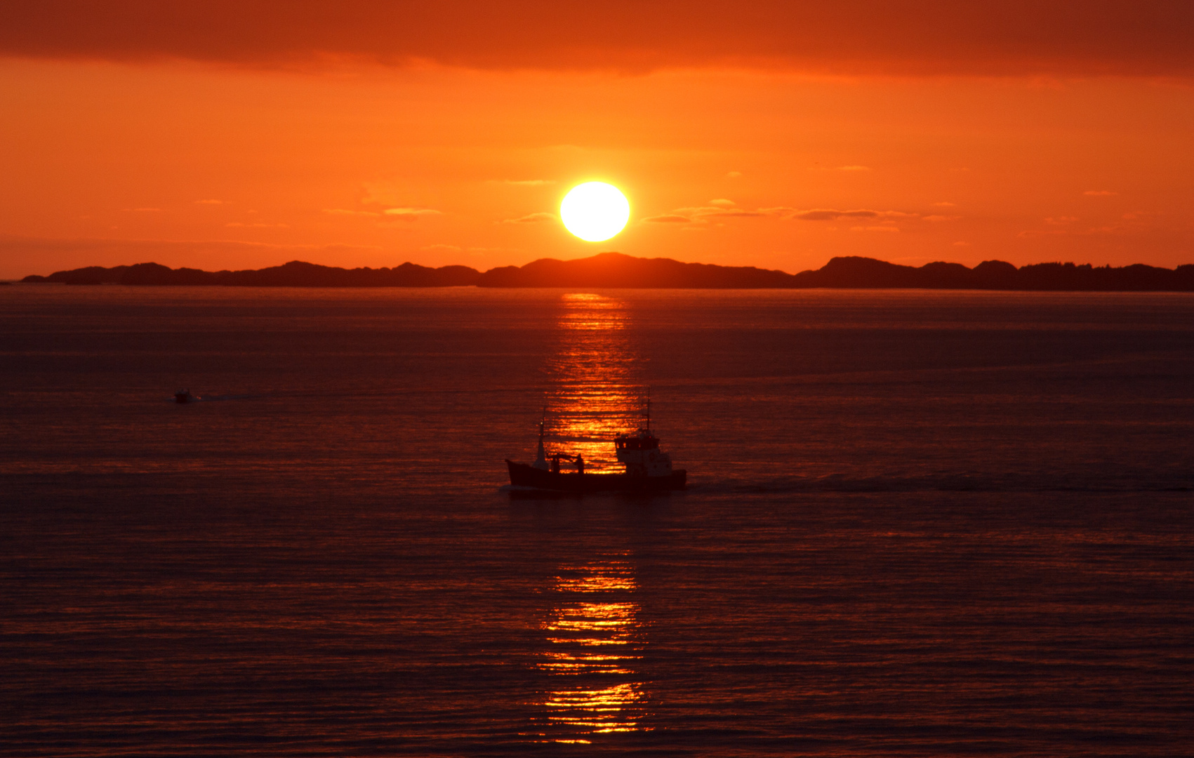 Sonnenuntergang an der Nordsee