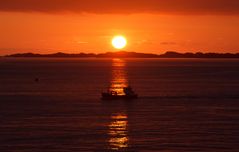 Sonnenuntergang an der Nordsee