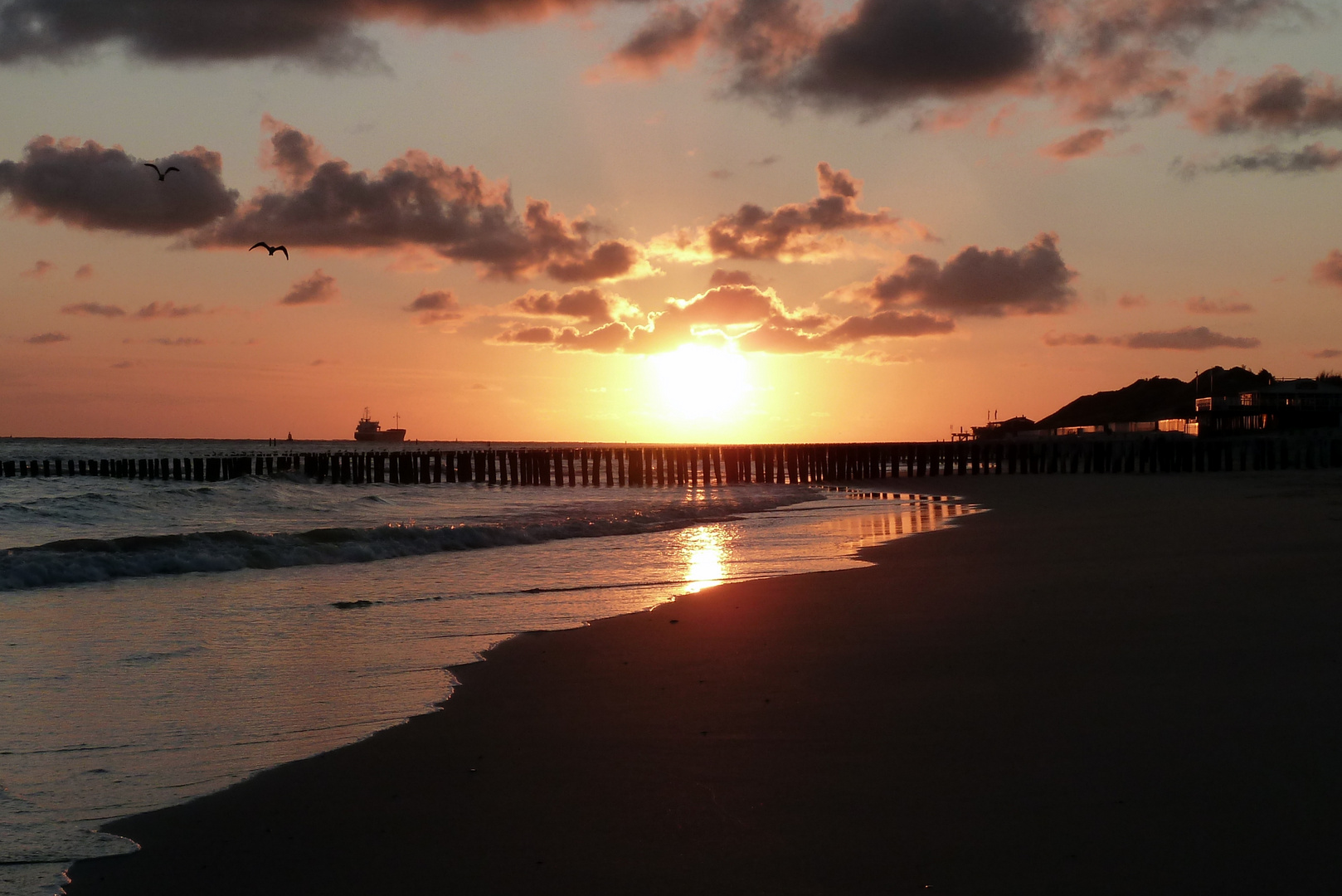 Sonnenuntergang an der Nordsee