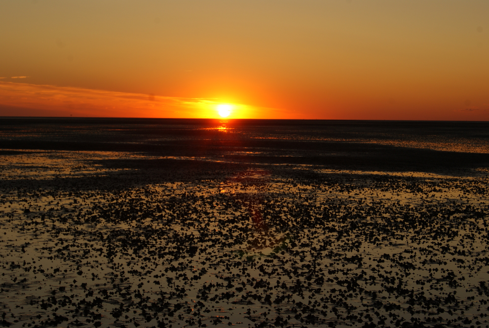 Sonnenuntergang an der Nordsee...