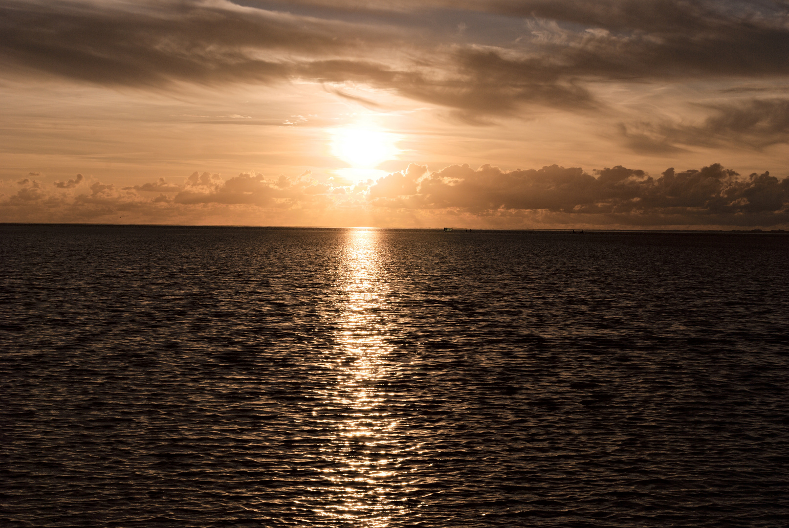 Sonnenuntergang an der Nordsee