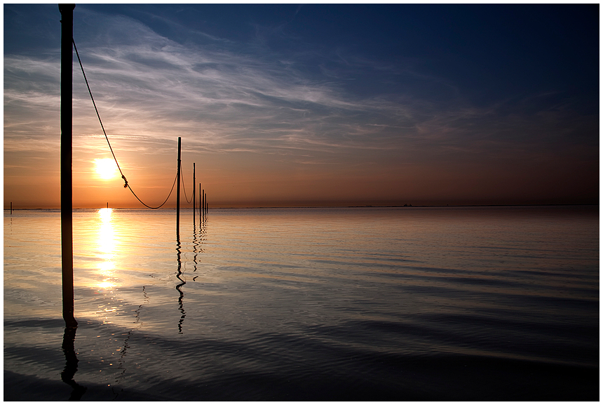 Sonnenuntergang an der Nordsee von Heintje 