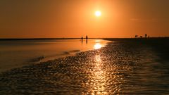 Sonnenuntergang an der Nordsee