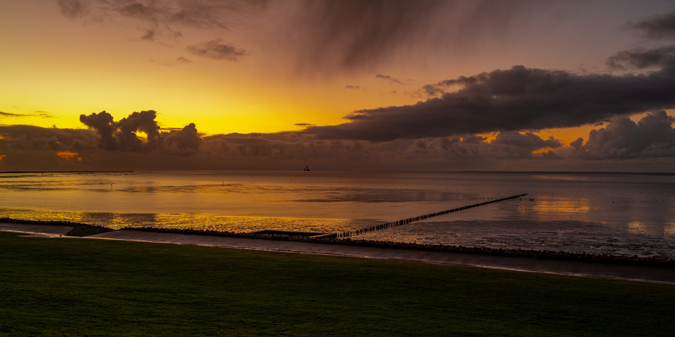 Sonnenuntergang an der Nordsee