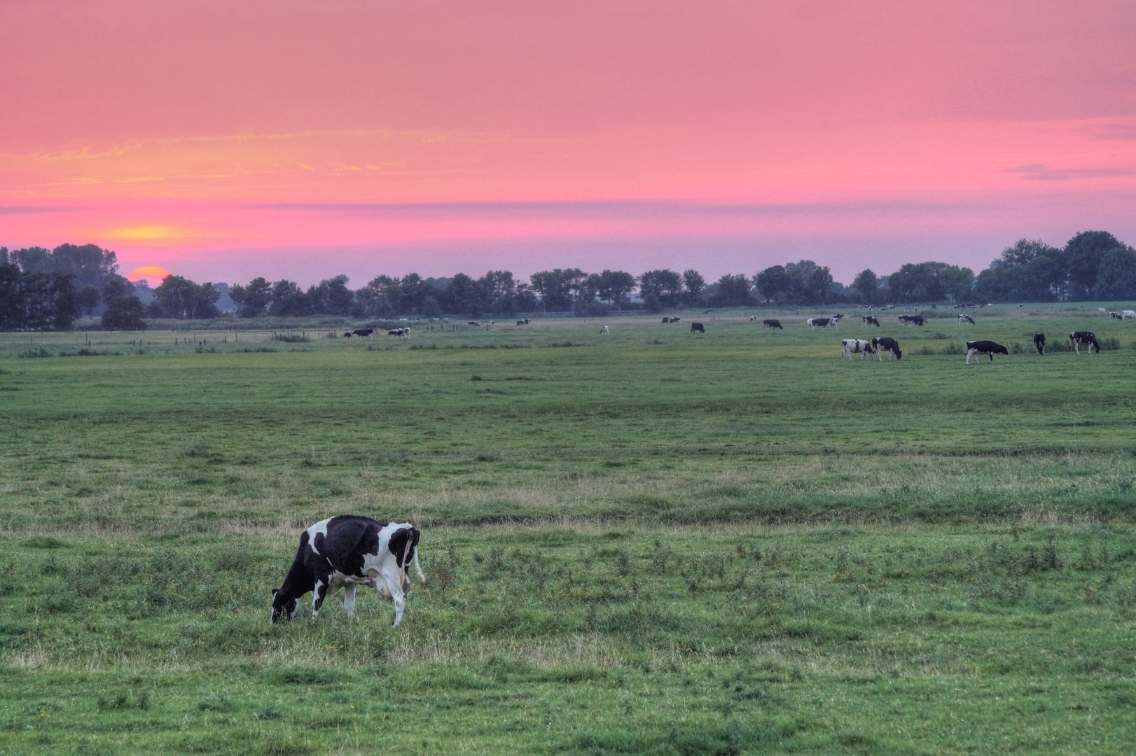 Sonnenuntergang an der Nordsee