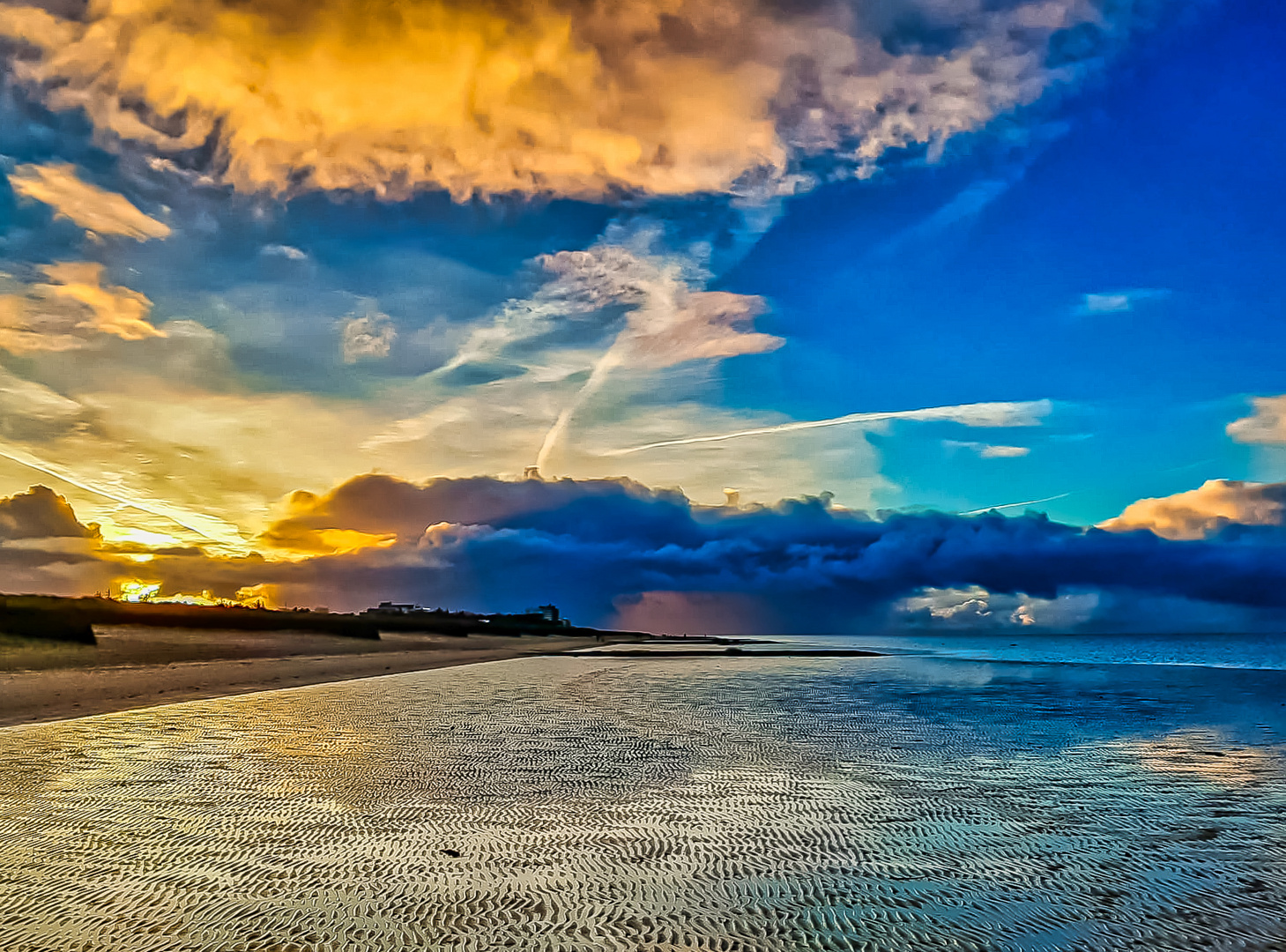 Sonnenuntergang an der Nordsee