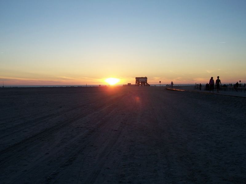 Sonnenuntergang an der Nordsee