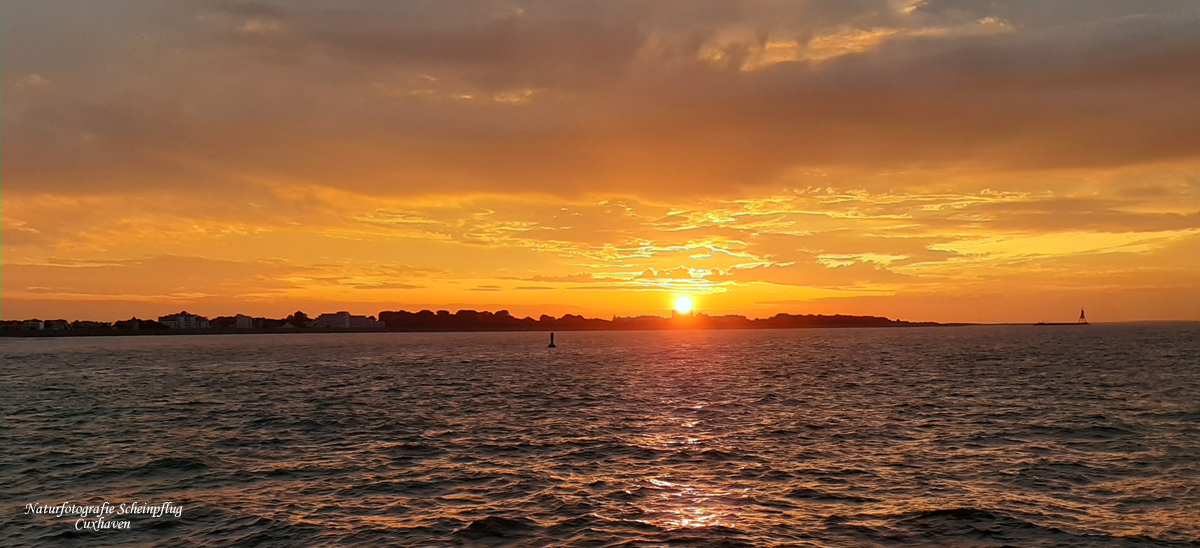 Sonnenuntergang an der Nordsee...