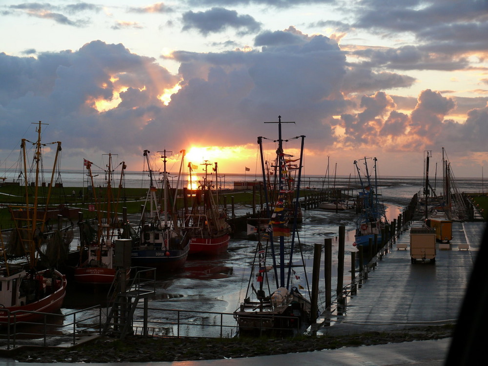 Sonnenuntergang an der Nordsee