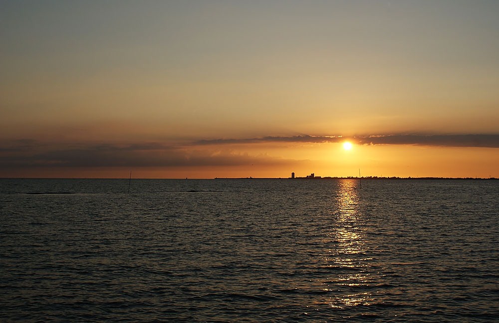 Sonnenuntergang an der Nordsee