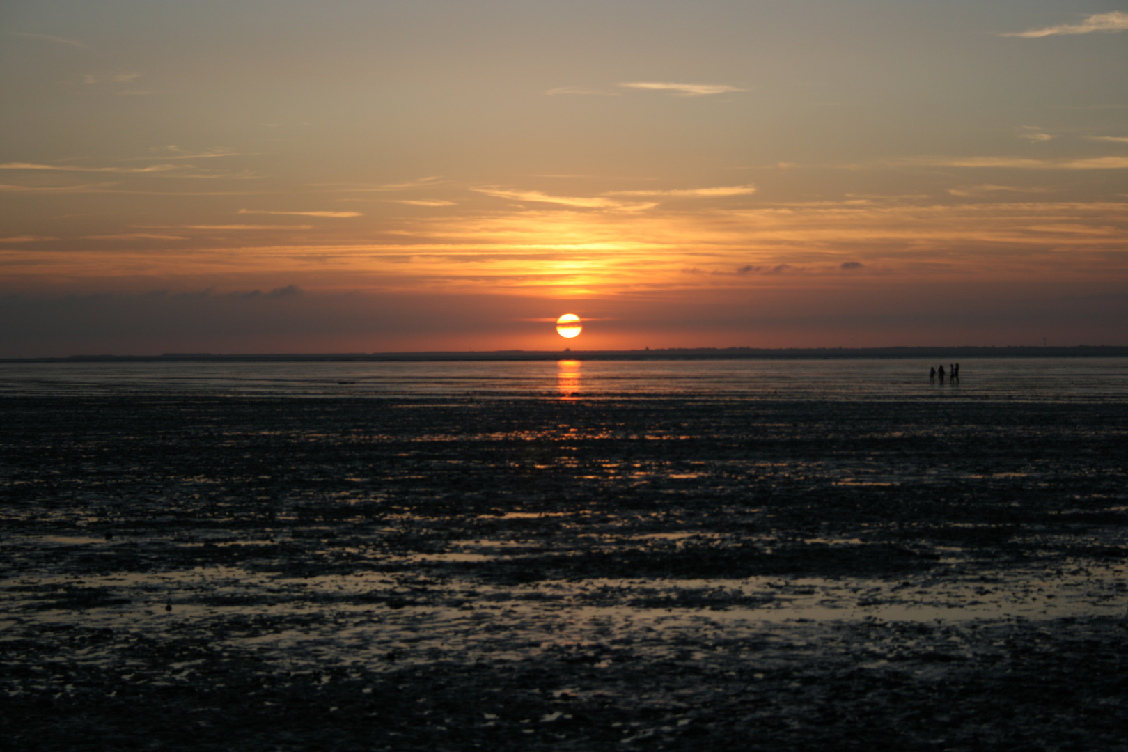 Sonnenuntergang an der Nordsee