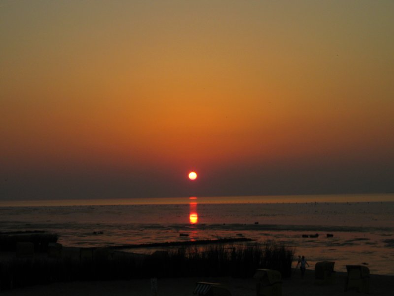 Sonnenuntergang an der nordsee