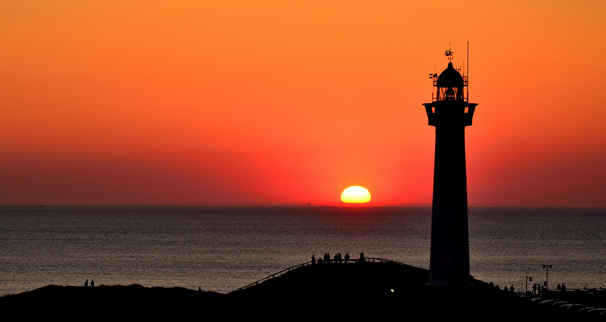 sonnenuntergang an der nordsee