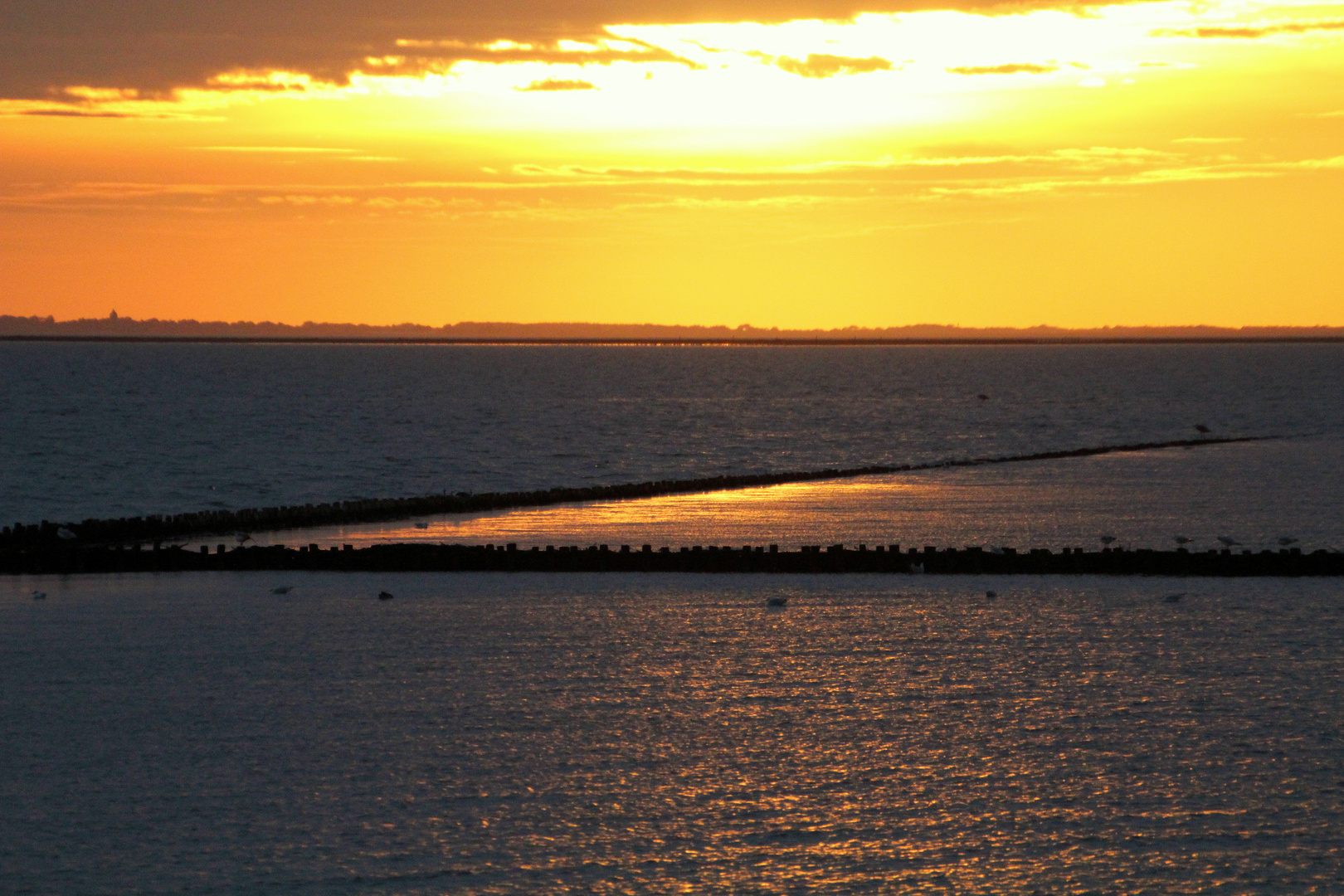 Sonnenuntergang an der Nordsee