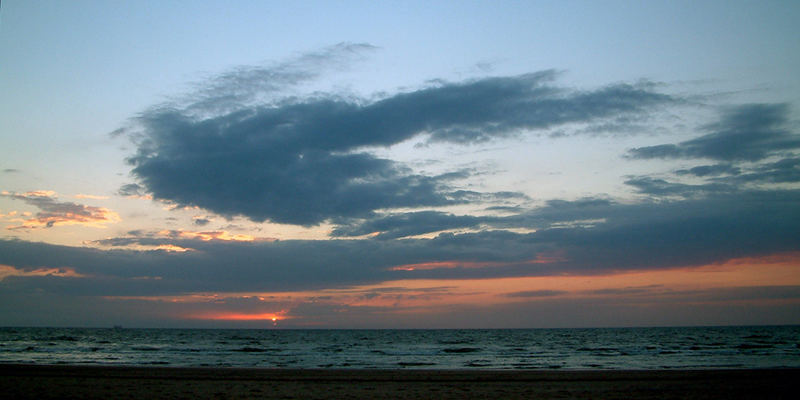 Sonnenuntergang an der Nordsee