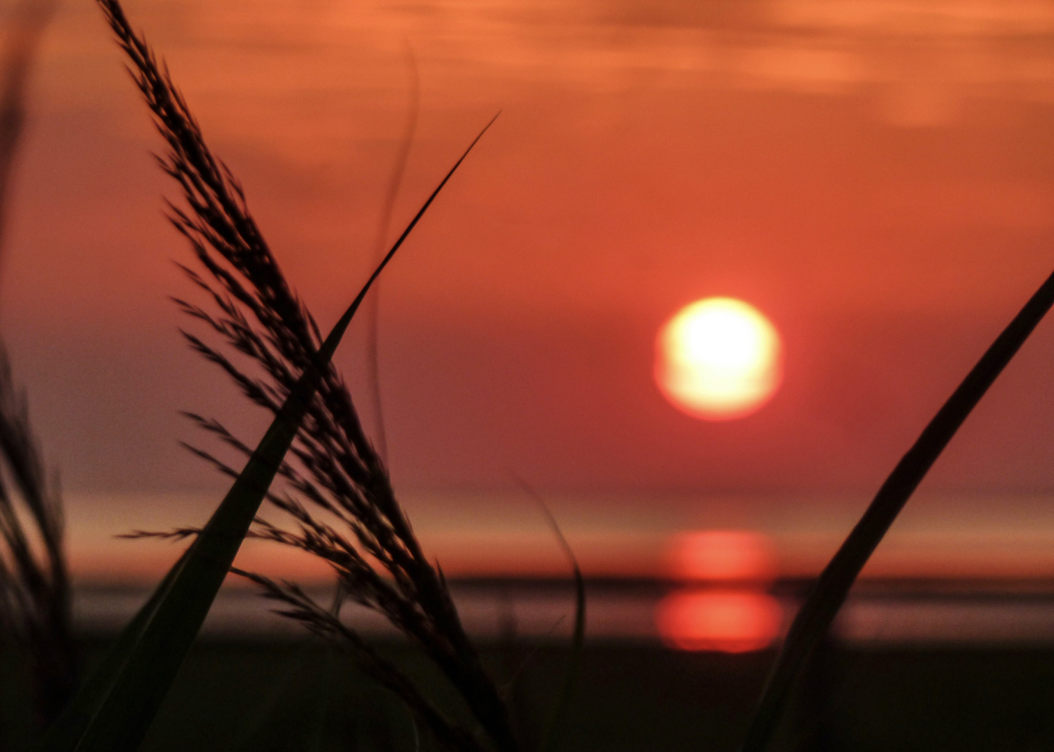 Sonnenuntergang an der Nordsee 