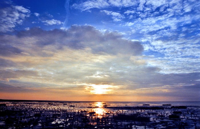 Sonnenuntergang an der Nordsee