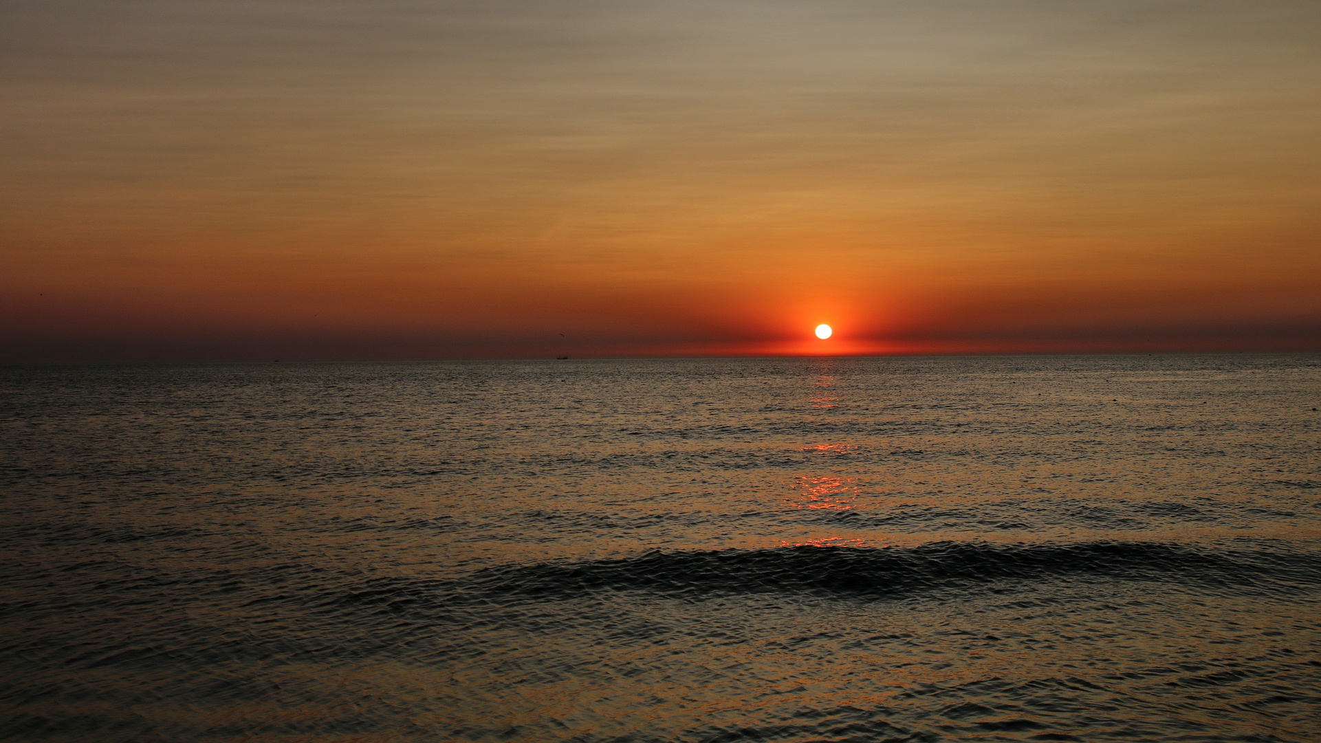 Sonnenuntergang an der Nordsee