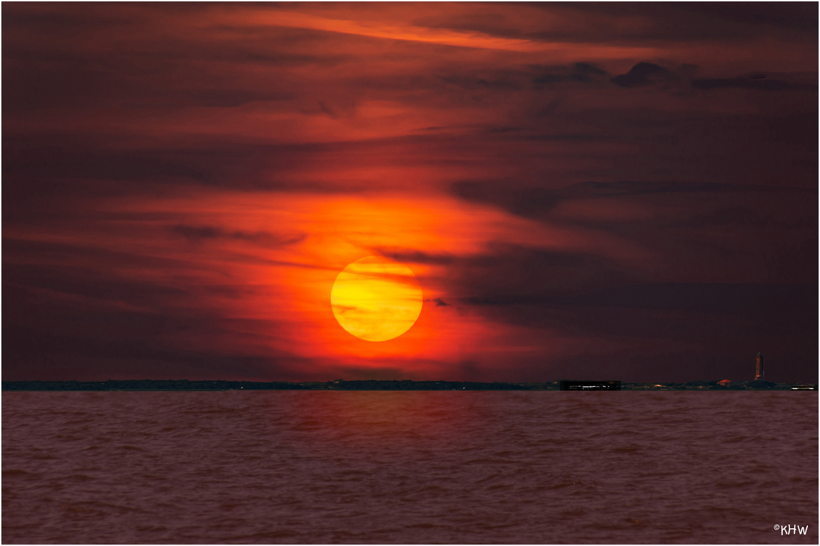 Sonnenuntergang an der Nordsee