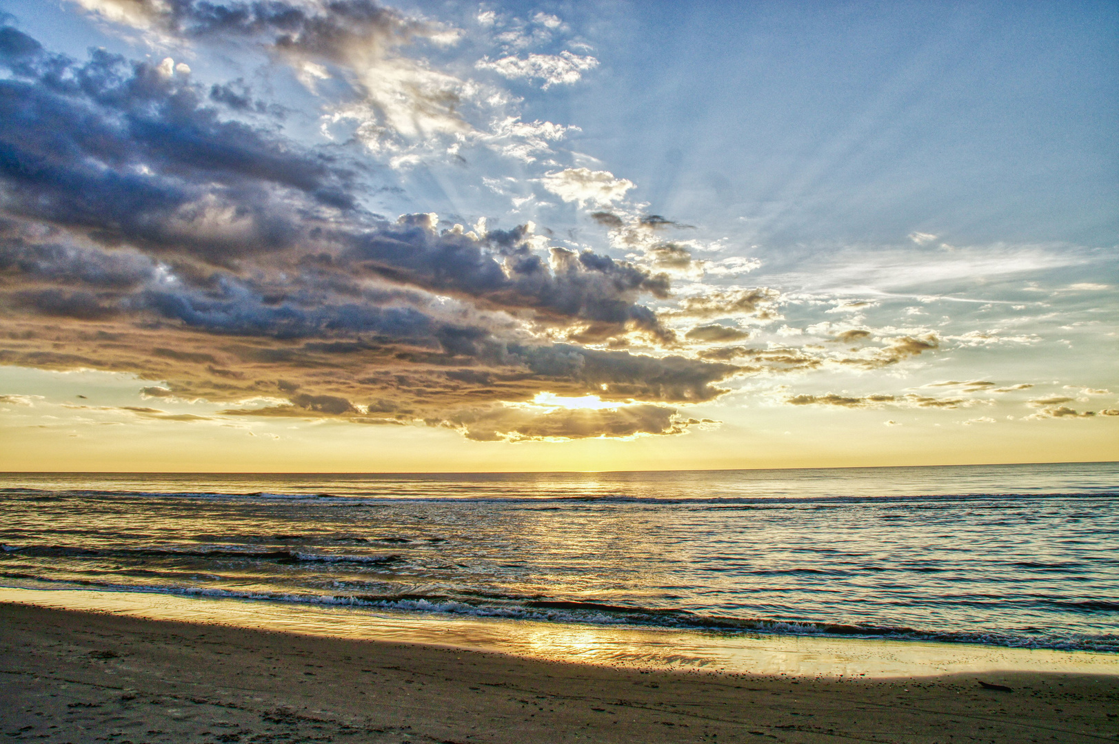 Sonnenuntergang an der Nordsee