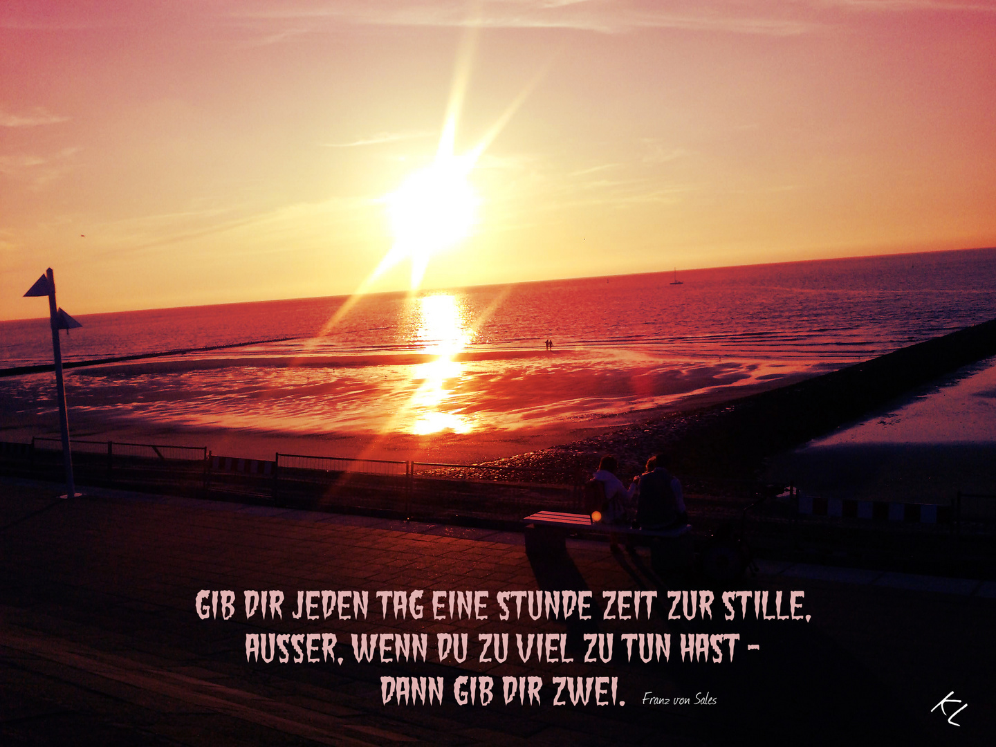 Sonnenuntergang an der Nordsee Foto & Bild sonnenuntergänge, himmel