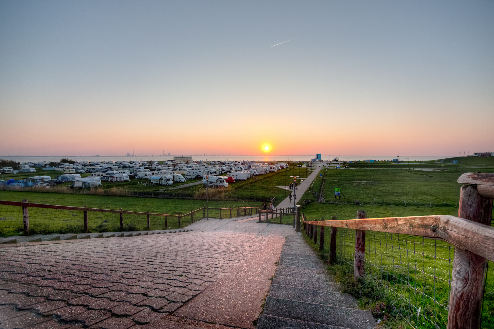 Sonnenuntergang an der Nordsee