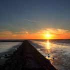 Sonnenuntergang an der Nordsee