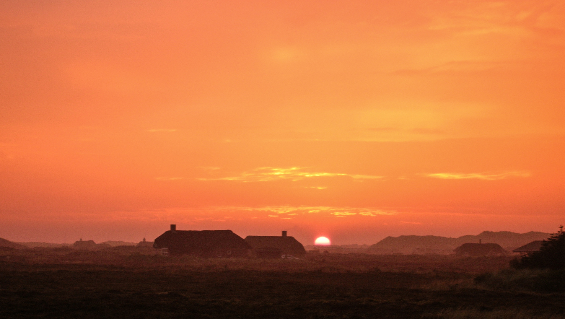 Sonnenuntergang an der Nordsee