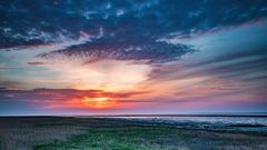 Sonnenuntergang an der Nordsee