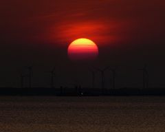 Sonnenuntergang an der Nordsee