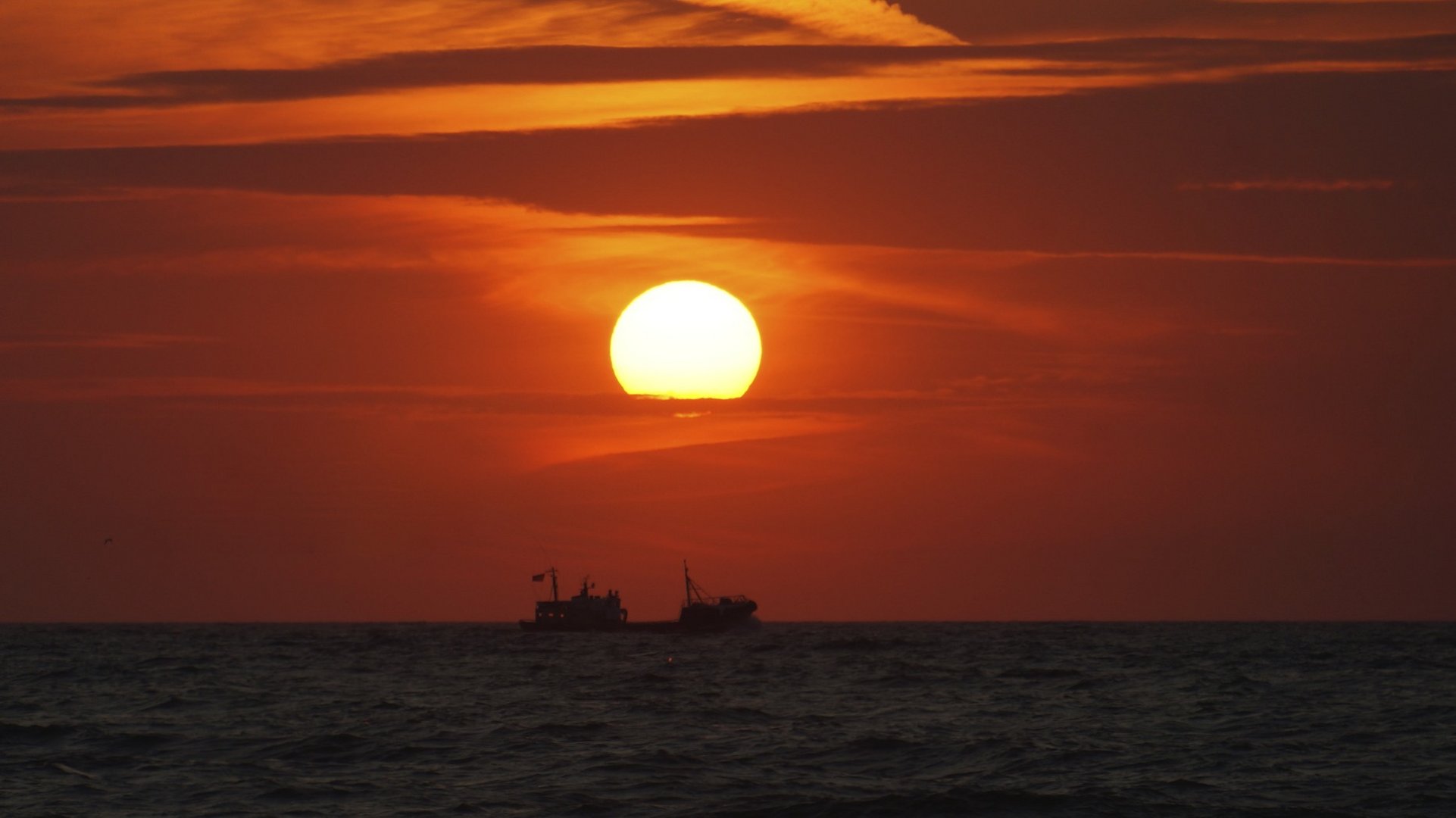 Sonnenuntergang an der Nordsee