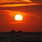 Sonnenuntergang an der Nordsee