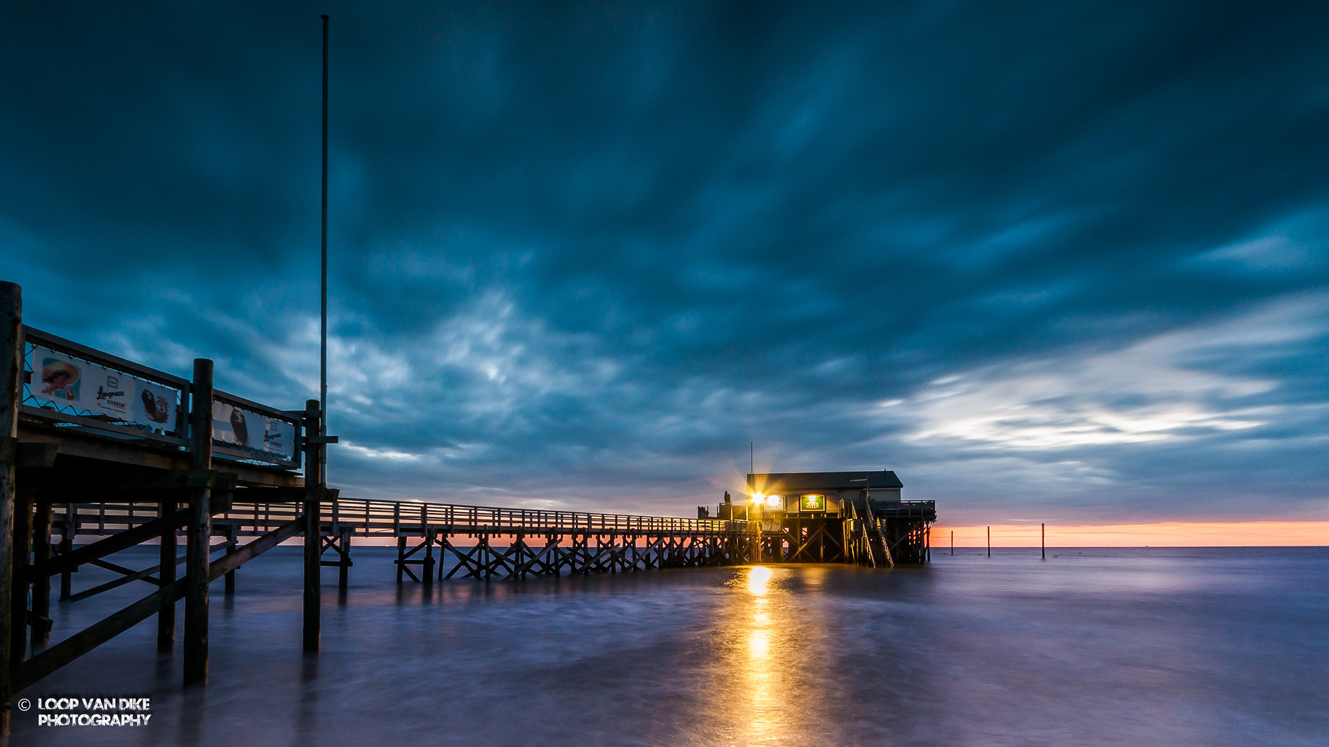 Sonnenuntergang an der Nordsee 