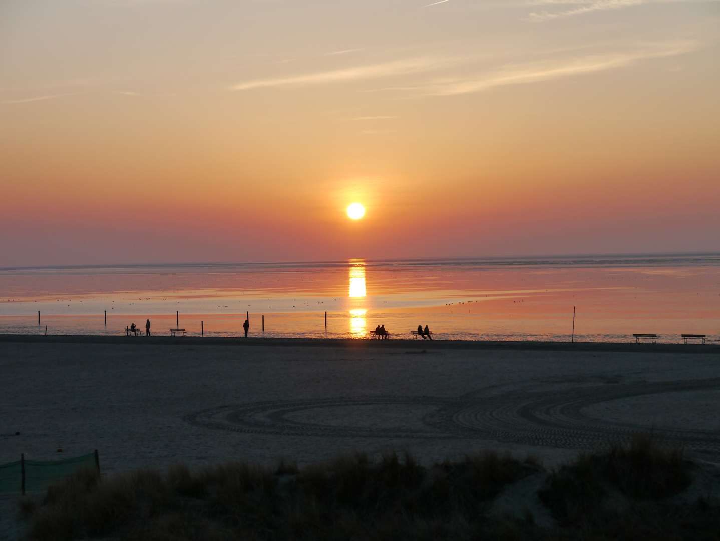 Sonnenuntergang an der Nordsee