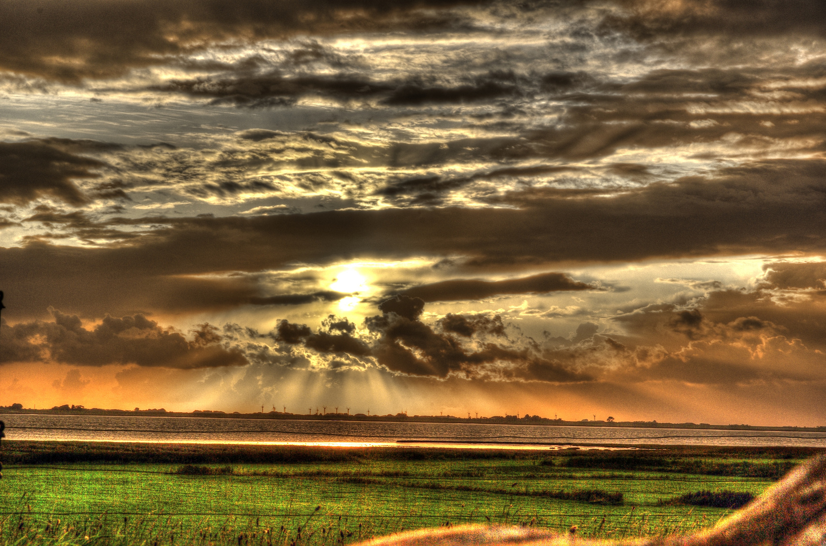 Sonnenuntergang an der Nordsee