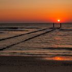 Sonnenuntergang an der Nordsee