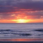 Sonnenuntergang an der Nordsee