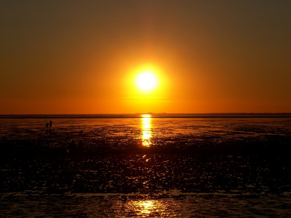 Sonnenuntergang an der Nordsee