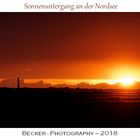 Sonnenuntergang an der Nordsee