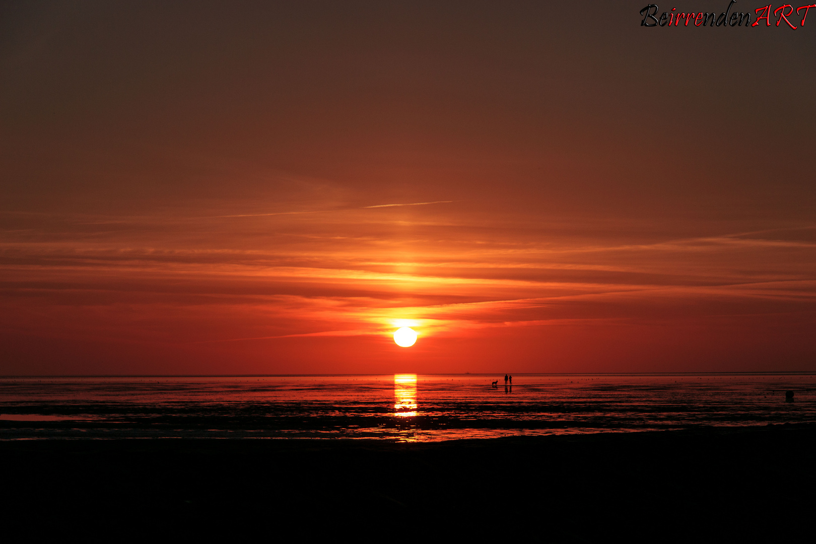 Sonnenuntergang an der Nordsee